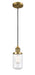 Innovations - 201C-BB-G312-LED - LED Mini Pendant - Franklin Restoration - Brushed Brass
