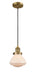 Innovations - 201C-BB-G321-LED - LED Mini Pendant - Franklin Restoration - Brushed Brass