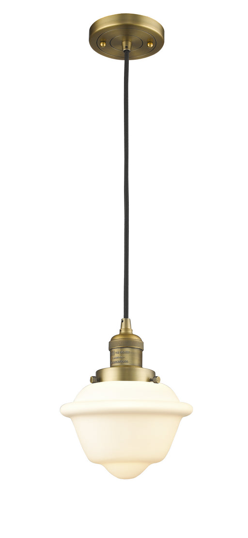 Innovations - 201C-BB-G531-LED - LED Mini Pendant - Franklin Restoration - Brushed Brass