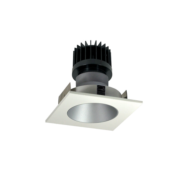 Nora Lighting - NIO-4SNDC30XHZMPW/HL - Non-Adjustable Trim - Haze Reflector / Matte Powder White Flange