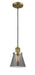 Innovations - 201C-BB-G63-LED - LED Mini Pendant - Franklin Restoration - Brushed Brass