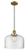 Innovations - 201C-BB-G72-L-LED - LED Mini Pendant - Franklin Restoration - Brushed Brass