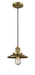 Innovations - 201C-BB-M4-LED - LED Mini Pendant - Franklin Restoration - Brushed Brass
