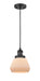 Innovations - 201C-BK-G171 - One Light Mini Pendant - Franklin Restoration - Matte Black