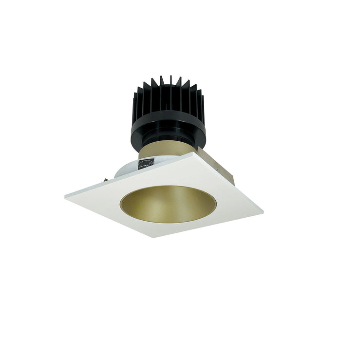 Nora Lighting - NIO-4SNDC50XCHMPW/HL - Non-Adjustable Trim - Champagne Haze Reflector / Matte Powder White Flange