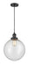 Innovations - 201C-BK-G204-12-LED - LED Mini Pendant - Franklin Restoration - Matte Black