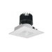 Nora Lighting - NIO-4SNDSQ27XMPW/HL - Non-Adjustable Trim - Matte Powder White Reflector / Matte Powder White Flange