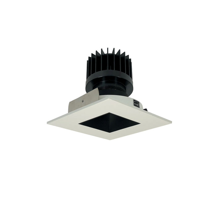 Nora Lighting - NIO-4SNDSQ40XBW/HL - Non-Adjustable Trim - Black Reflector / White Flange