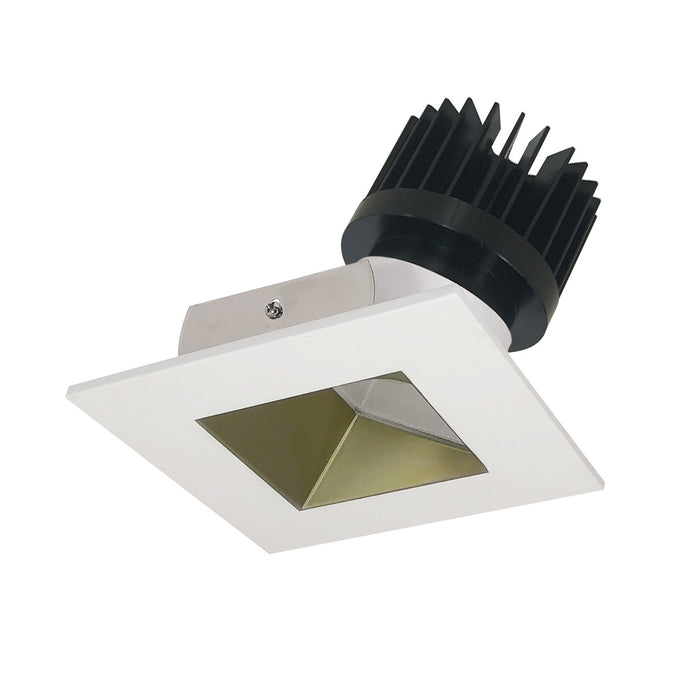 Nora Lighting - NIO-4SW27XCHMPW/HL - Non-Adjustable Trim - Champagne Haze Reflector / Matte Powder White Flange