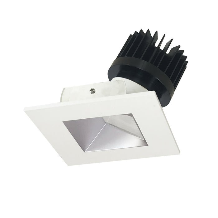 Nora Lighting - NIO-4SW27XHZMPW/HL - Non-Adjustable Trim - Haze Reflector / Matte Powder White Flange