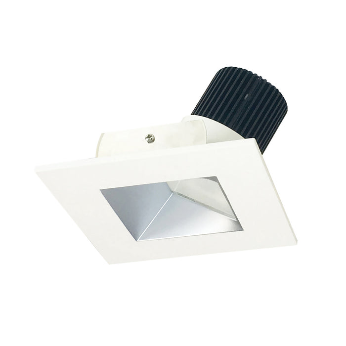 Nora Lighting - NIO-4SW40XHZMPW/10 - Non-Adjustable Trim - Haze Reflector / Matte Powder White Flange