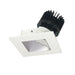 Nora Lighting - NIO-4SW40XHZMPW/HL - Non-Adjustable Trim - Haze Reflector / Matte Powder White Flange