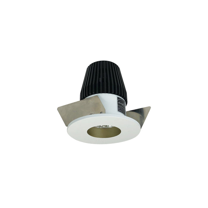 Nora Lighting - NIOB-1RNG30XCHMPW - Non-Adjustable Trim - Champagne Haze Reflector / Matte Powder White Flange