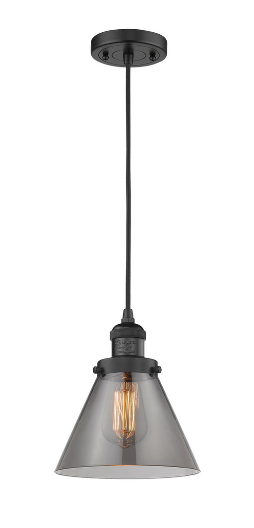 Innovations - 201C-BK-G43-LED - LED Mini Pendant - Franklin Restoration - Matte Black