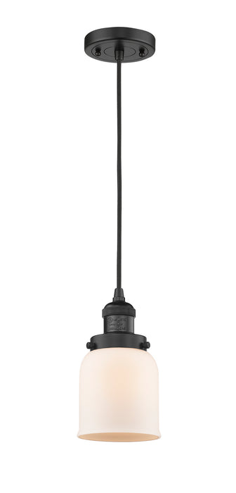 Innovations - 201C-BK-G51-LED - LED Mini Pendant - Franklin Restoration - Matte Black