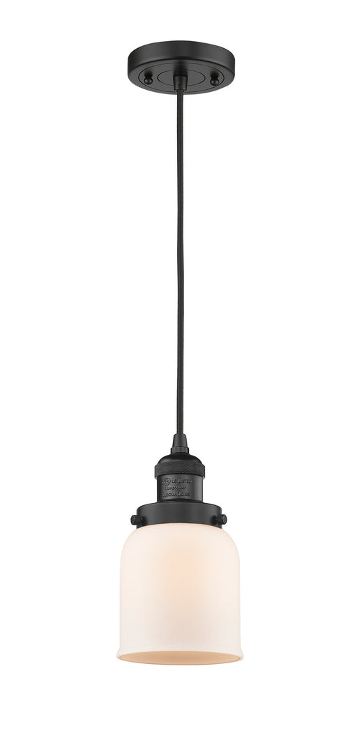 Innovations - 201C-BK-G51-LED - LED Mini Pendant - Franklin Restoration - Matte Black