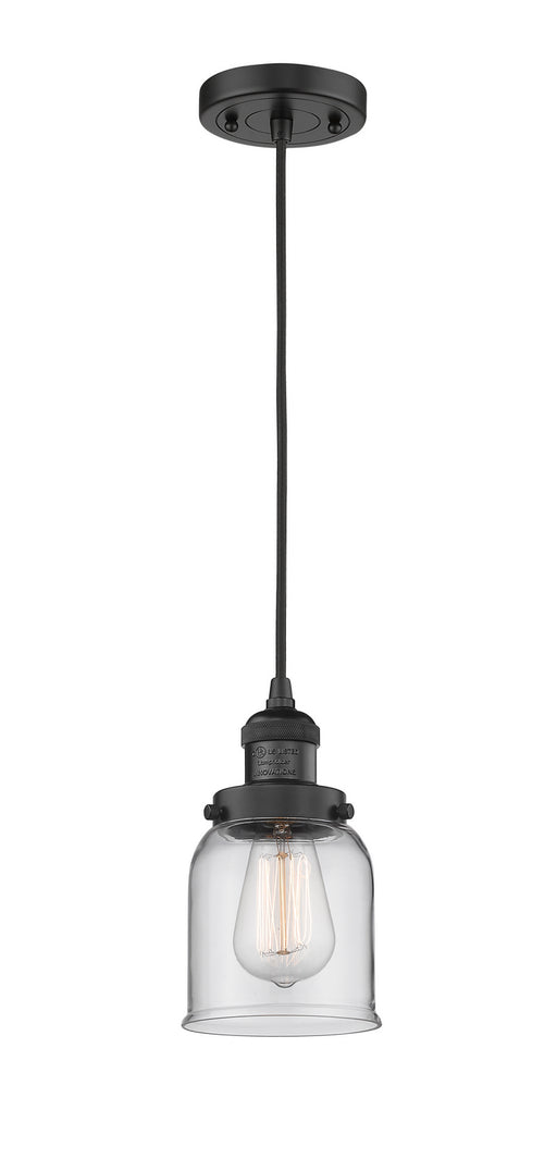 Innovations - 201C-BK-G52-LED - LED Mini Pendant - Franklin Restoration - Matte Black
