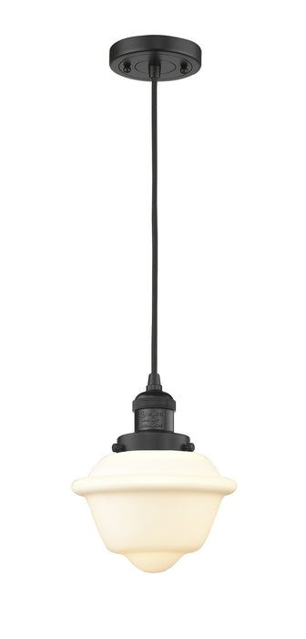 Innovations - 201C-BK-G531-LED - LED Mini Pendant - Franklin Restoration - Matte Black