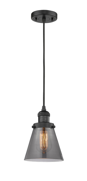 Innovations - 201C-BK-G63-LED - LED Mini Pendant - Franklin Restoration - Matte Black