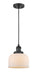 Innovations - 201C-BK-G71-LED - LED Mini Pendant - Franklin Restoration - Matte Black