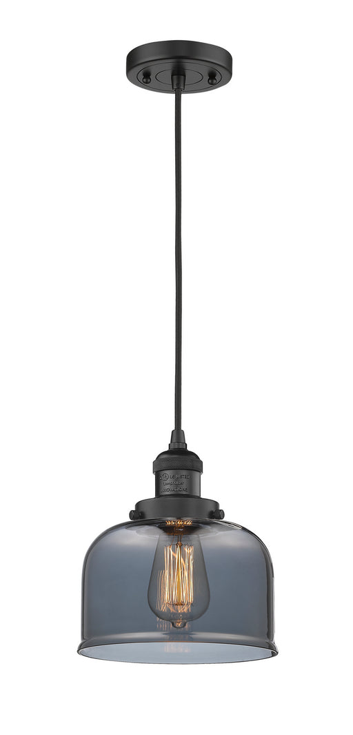 Innovations - 201C-BK-G73-LED - LED Mini Pendant - Franklin Restoration - Matte Black