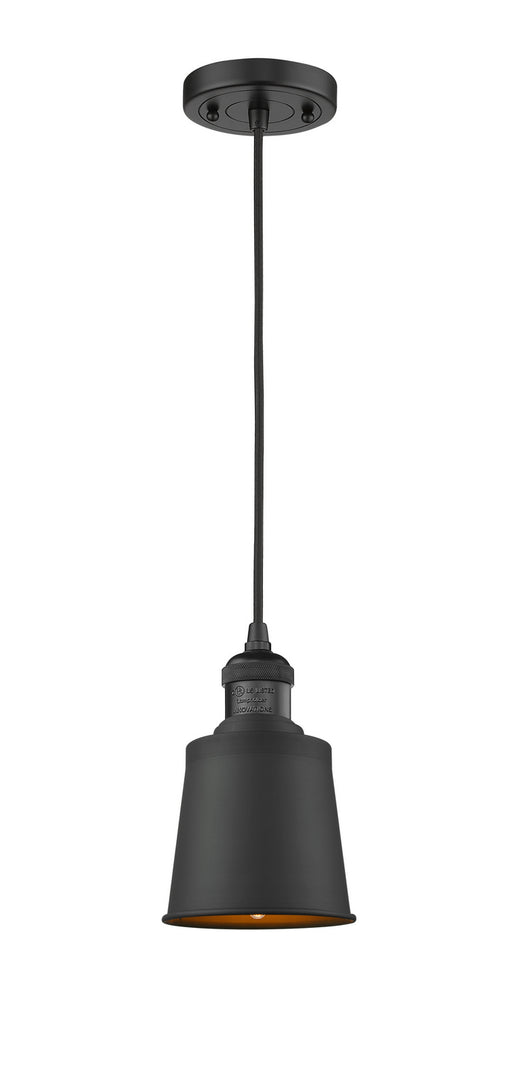 Innovations - 201C-BK-M9-BK-LED - LED Mini Pendant - Franklin Restoration - Matte Black