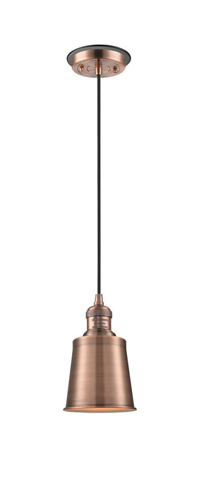 Innovations - 201CBP-ACBK-M9-AC - One Light Mini Pendant - Franklin Restoration - Antique Copper