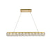 Elegant Lighting - 3501D36G - LED Linear Pendant - Valetta - Gold