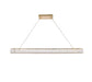 Elegant Lighting - 3502D47G - LED Linear Pendant - Monroe - Gold
