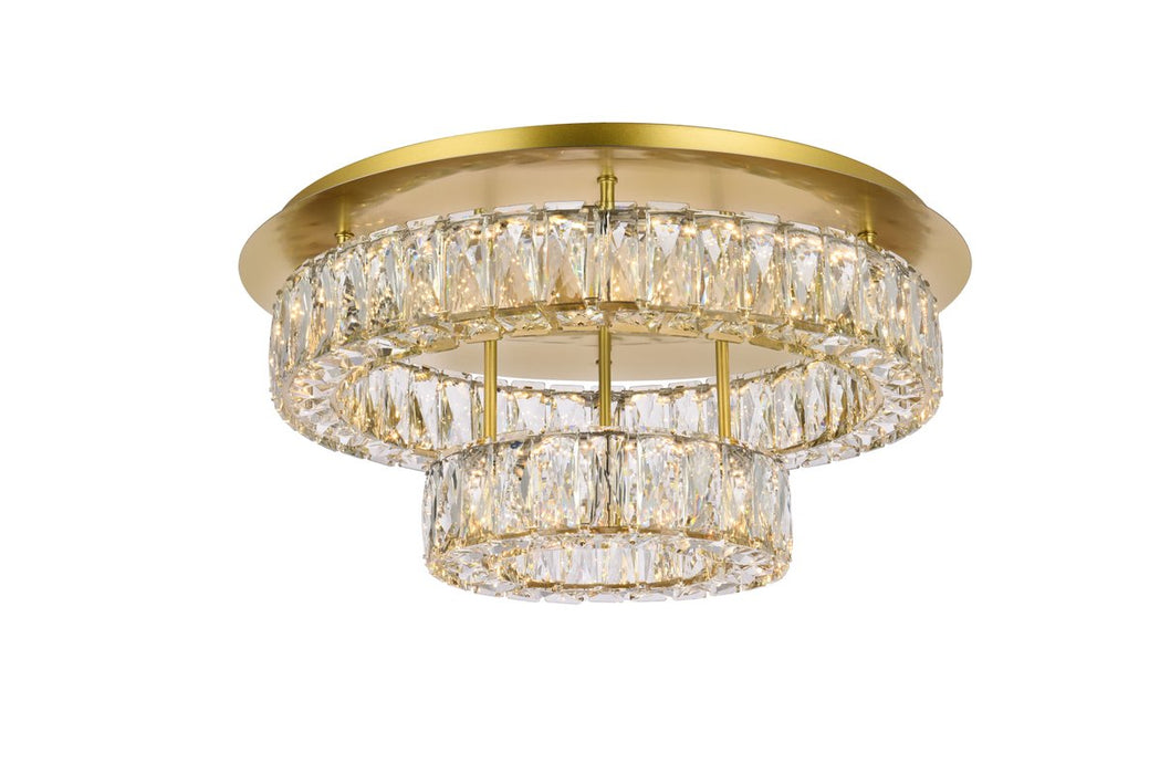 Elegant Lighting - 3503F22L2G - LED Flush Mount - Monroe - Gold