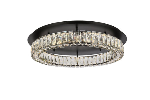 Elegant Lighting - 3503F26BK - LED Flush Mount - Monroe - Black