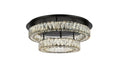 Elegant Lighting - 3503F26L2BK - LED Flush Mount - Monroe - Black