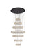 Elegant Lighting - 3503G34BK - LED Chandelier - Monroe - Black