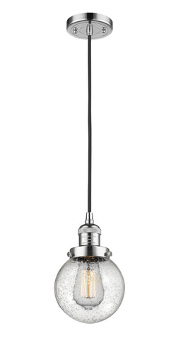 Franklin Restoration One Light Mini Pendant Polished Chrome