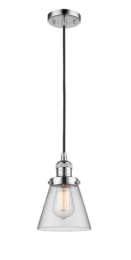 Franklin Restoration One Light Mini Pendant Polished Chrome