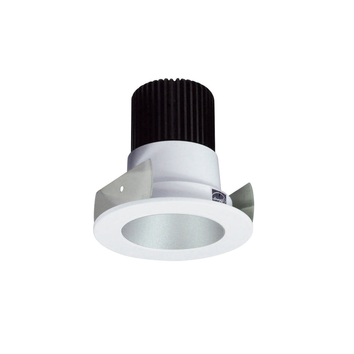 Nora Lighting - NIOB-2RNDC27XHZMPW/10 - Non-Adjustable Trim - Haze Reflector / Matte Powder White Flange