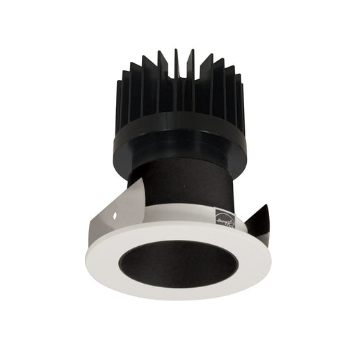 Rec Iolite Non-Adjustable Trim Black Reflector / White Flange
