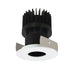 Nora Lighting - NIOB-2RPH27XBMPW/HL - Non-Adjustable Trim - Black Pinhole / Matte Powder White Flange