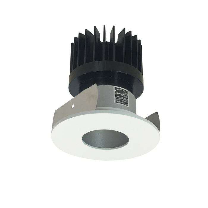 Nora Lighting - NIOB-2RPH27XHZMPW/HL - Non-Adjustable Trim - Haze Pinhole / Matte Powder White Flange