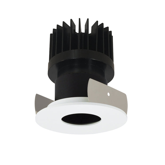 Nora Lighting - NIOB-2RPH50XBMPW/HL - Non-Adjustable Trim - Black Pinhole / Matte Powder White Flange