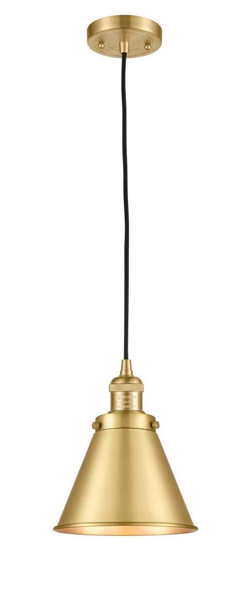 Innovations - 201C-SG-M13-SG - One Light Mini Pendant - Franklin Restoration - Satin Gold