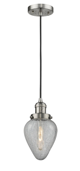 Innovations - 201C-SN-G165-LED - LED Mini Pendant - Franklin Restoration - Brushed Satin Nickel