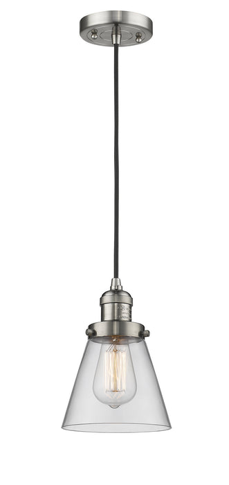 Innovations - 201C-SN-G62-LED - LED Mini Pendant - Franklin Restoration - Brushed Satin Nickel