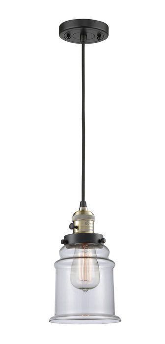 Innovations - 201CSW-BAB-G182-LED - LED Mini Pendant - Franklin Restoration - Black Antique Brass