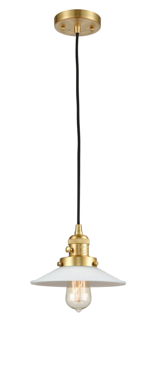 Innovations - 201CSW-SG-G1 - One Light Mini Pendant - Franklin Restoration - Satin Gold