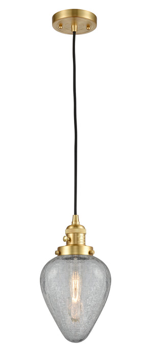 Innovations - 201CSW-SG-G165 - One Light Mini Pendant - Franklin Restoration - Satin Gold