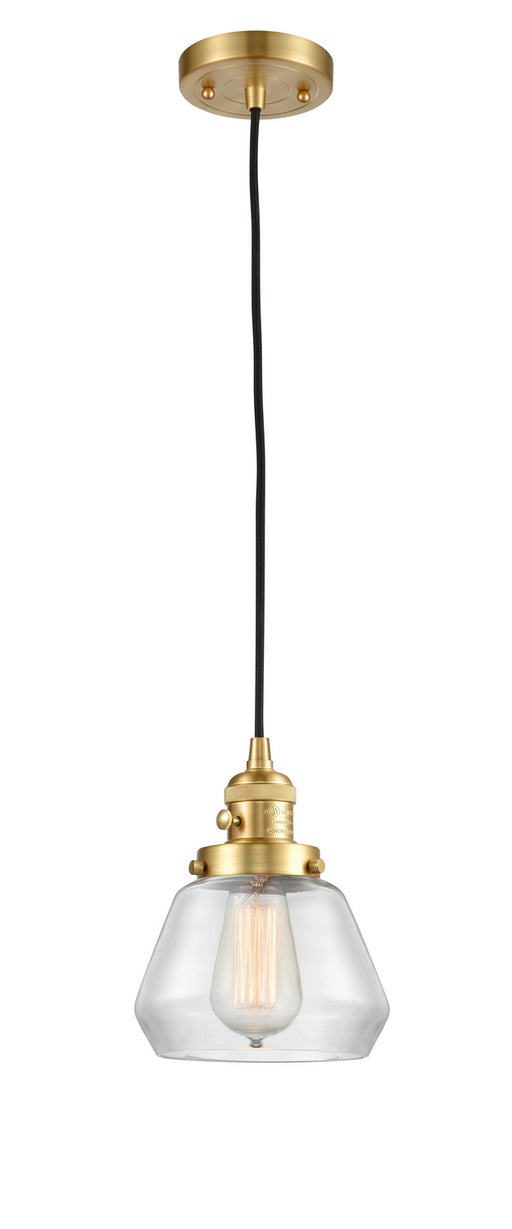 Innovations - 201CSW-SG-G172 - One Light Mini Pendant - Franklin Restoration - Satin Gold