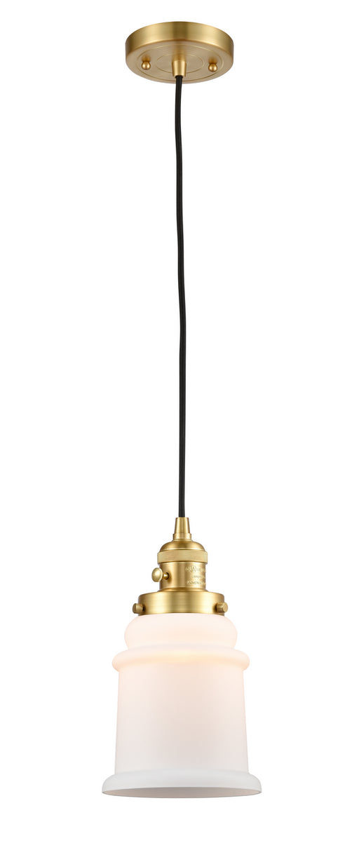 Innovations - 201CSW-SG-G181 - One Light Mini Pendant - Franklin Restoration - Satin Gold