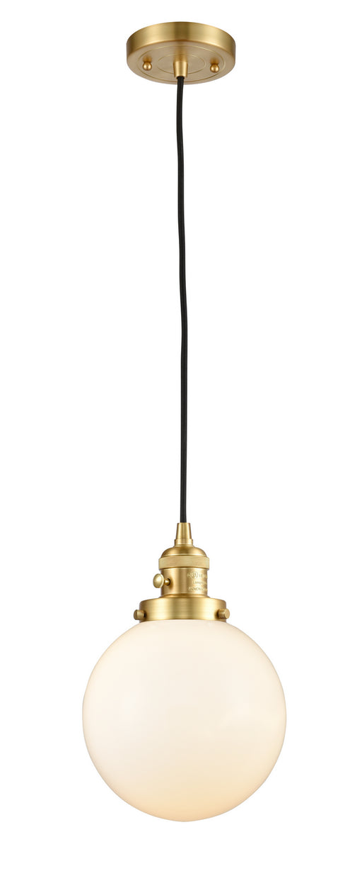 Innovations - 201CSW-SG-G201-8 - One Light Mini Pendant - Franklin Restoration - Satin Gold