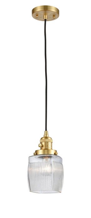 Innovations - 201CSW-SG-G302-LED - LED Mini Pendant - Franklin Restoration - Satin Gold